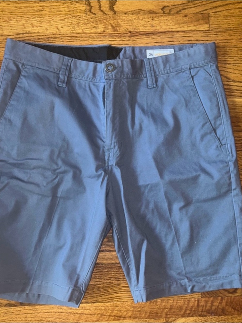Volcom Men's Slate Blue Chino Shorts